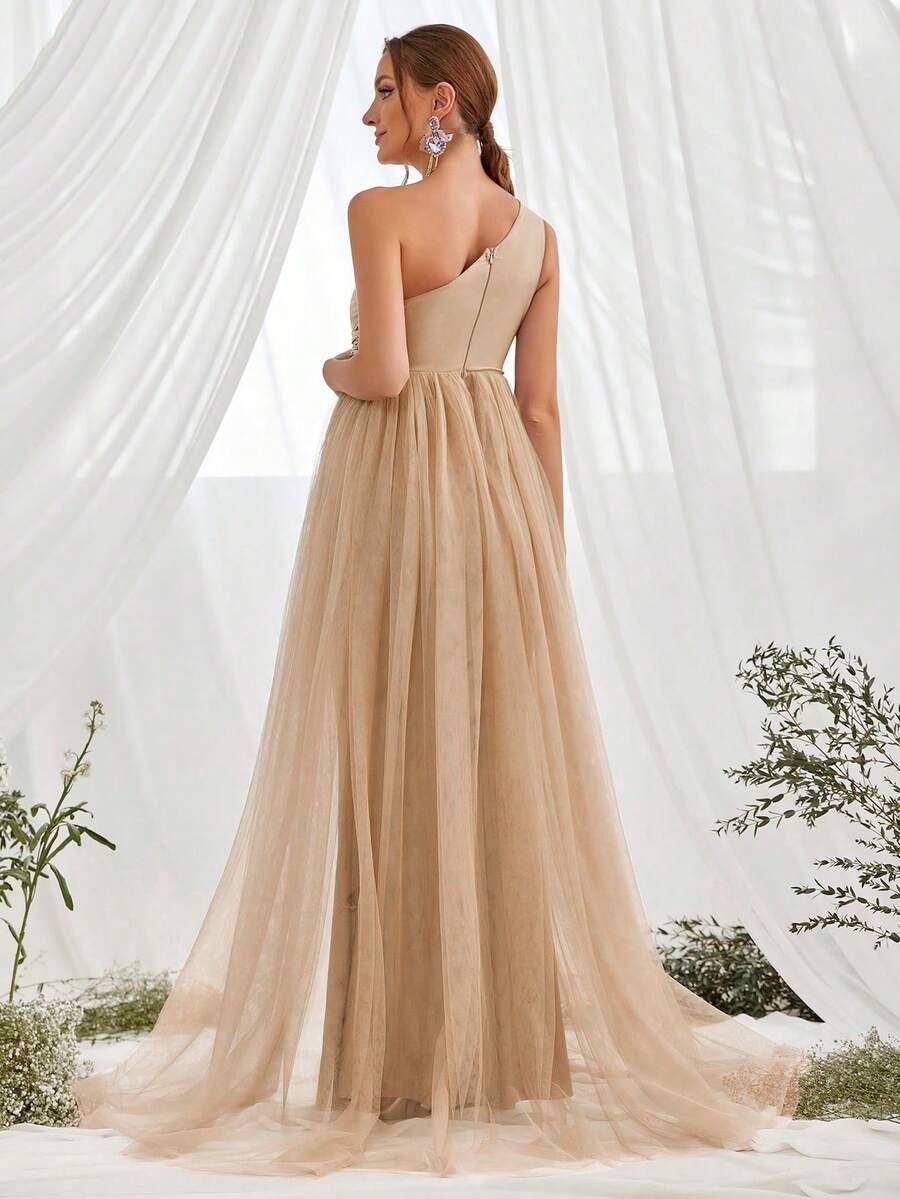 Renta Vestido Maternidad Clásico Elegante Arena Modelo 28 - Image 7