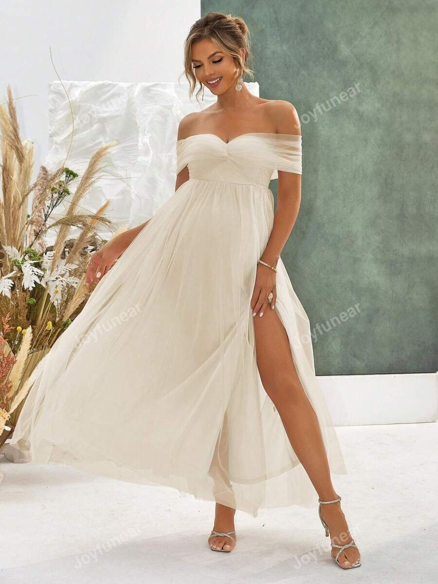 Renta de Vestido de Maternidad Alborique Modelo 12 - Image 6