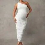 Renta de Vestido de Maternidad Blanco Modelo 21